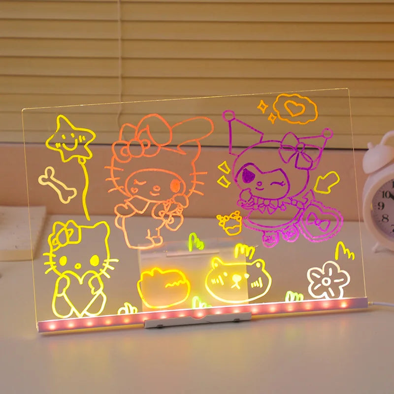 Magic LED Drawing Board with 7 Pens